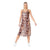 Front - Hype Womens/Ladies Leopard Print Slip Dress