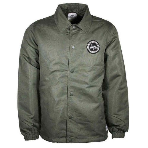 Front - Hype Mens Coach Crest Jacket