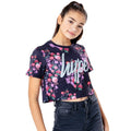 Front - Hype Girls Ditsy Floral Crop Top