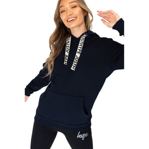 Front - Hype Womens/Ladies Drawstring Pullover Hoodie