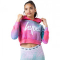 Front - Hype Girls Snake Cropped Pullover Hoodie