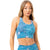 Front - Hype Womens/Ladies Blue Marble Bralette