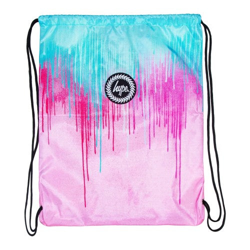 Front - Hype Drips Drawstring Bag