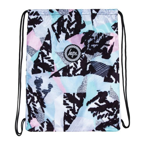 Front - Hype Abstract Drawstring Bag