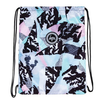 Front - Hype Abstract Drawstring Bag