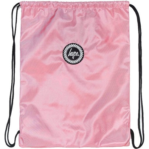 Front - Hype Crest Drawstring Bag