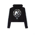 Front - Hype Childrens/Kids Holo Logo Nerf Crop Hoodie
