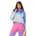 Front - Hype Girls Star Map Crop Hoodie