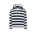 Front - Hype Unisex Adult Striped Continu8 Oversized Hoodie