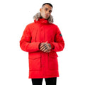 Front - Hype Mens Luxe Longline Parka
