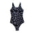 Front - Hype Womens/Ladies Leopard Print One Piece Swimsuit