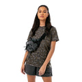 Front - Hype Womens/Ladies Leopard Print T-Shirt