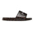 Front - Hype Unisex Adult Leopard Print Sliders