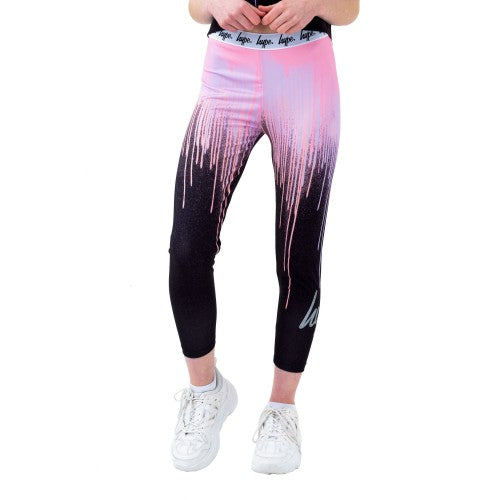 Front - Hype Girls Drips Leggings