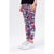 Front - Hype Girls Multi Flower Script Leggings