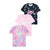 Front - Hype Girls Pink Leopard T-Shirt (Pack of 3)