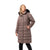 Front - Hype Womens/Ladies Woven Label Padded Jacket
