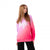 Front - Hype Girls Fade Holographic Script Crew Neck Sweatshirt
