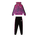 Front - Hype Girls Leopard Print Tracksuit