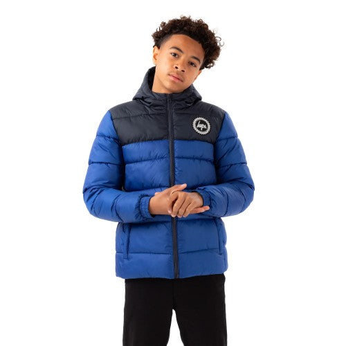 Front - Hype Boys Colour Block Padded Jacket