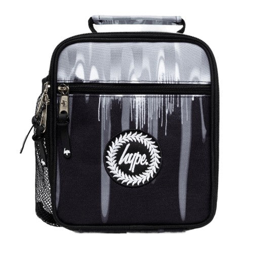 Front - Hype Gradient Drips Crest Lunch Bag