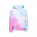 Front - Hype Girls Fade Script Pastel Hoodie
