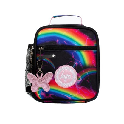 Front - Hype Midnight Rainbow Lunch Box