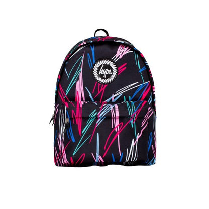 Front - Hype Multi Scribble Backpack