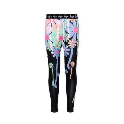 Front - Hype Girls Daisy Drip Leggings