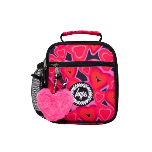 Front - Hype Spray Hearts Lunch Bag