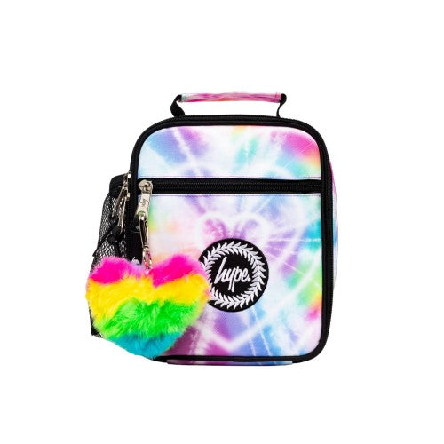 Front - Hype Heart 4.5L Tie Dye Lunch Bag