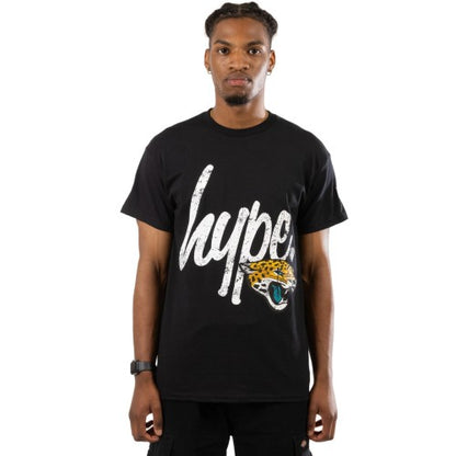 Front - Hype Unisex Adult Jacksonville Jaguars NFL T-Shirt