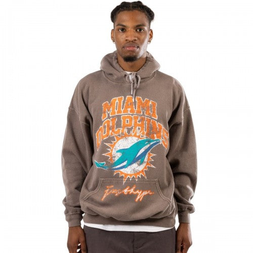 Front - Hype Unisex Adult Miami Dolphins NFL Hoodie