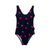 Front - Hype Womens/Ladies Scatter Heart One Piece Swimsuit