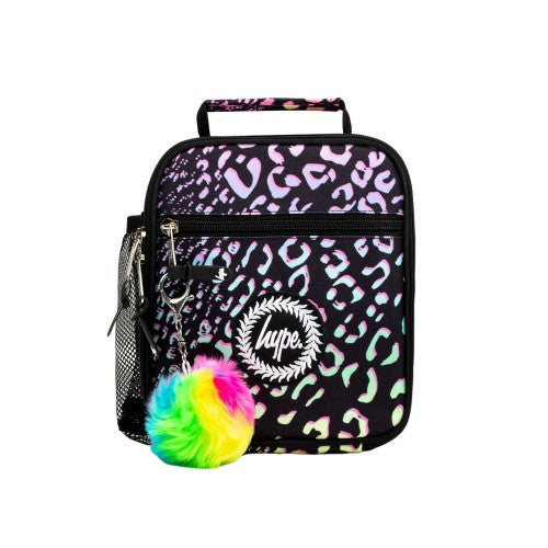 Front - Hype Gradient Pastel Animal Print Lunch Box