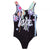 Front - Hype Girls Daisy Drip One Piece Swimsuit