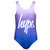 Front - Hype Girls Digital Faded One Piece Swimsuit