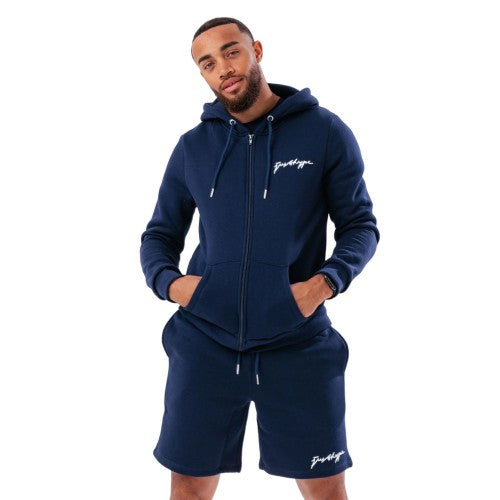 Front - Hype Mens Scribble Full Zip Hoodie