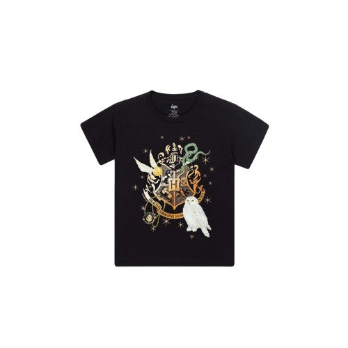 Front - Hype Childrens/Kids Houses Harry Potter T-Shirt