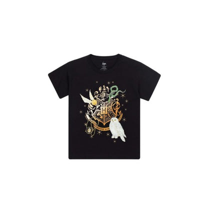 Front - Hype Childrens/Kids Houses Harry Potter T-Shirt