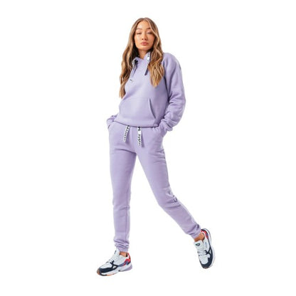Front - Hype Womens/Ladies Branded Drawcord Pullover Hoodie