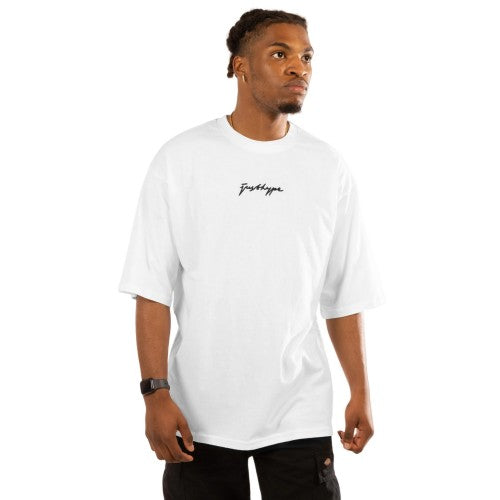 Front - Hype Mens Scribble Oversized T-Shirt