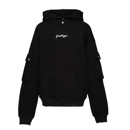 Front - Hype Womens/Ladies Scribble Cargo Hoodie