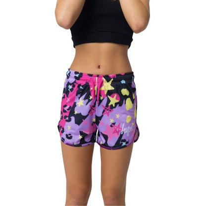 Front - Hype Childrens/Kids Leopard Doodle Shorts