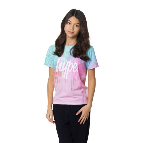 Front - Hype Girls Drips T-Shirt