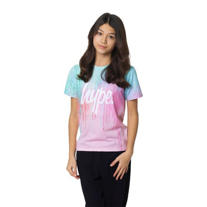 Front - Hype Girls Drips T-Shirt