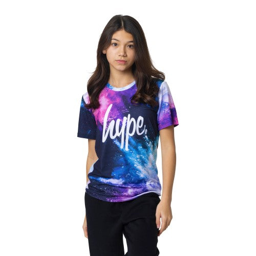 Front - Hype Girls Chalky Graphic T-Shirt