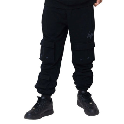 Front - Hype Boys Acid Wash Jogging Bottoms