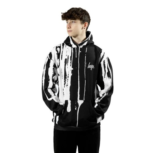 Front - Hype Boys Layered Earth Script Hoodie