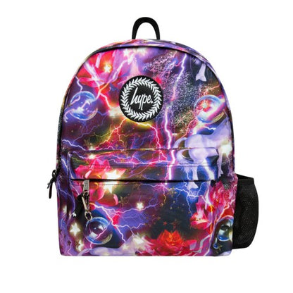 Front - Hype Lightning & Unicorns Backpack